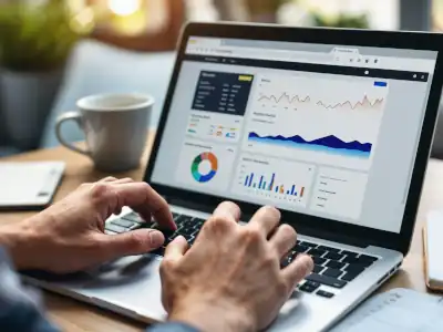 Dashboard con análisis de sitio web